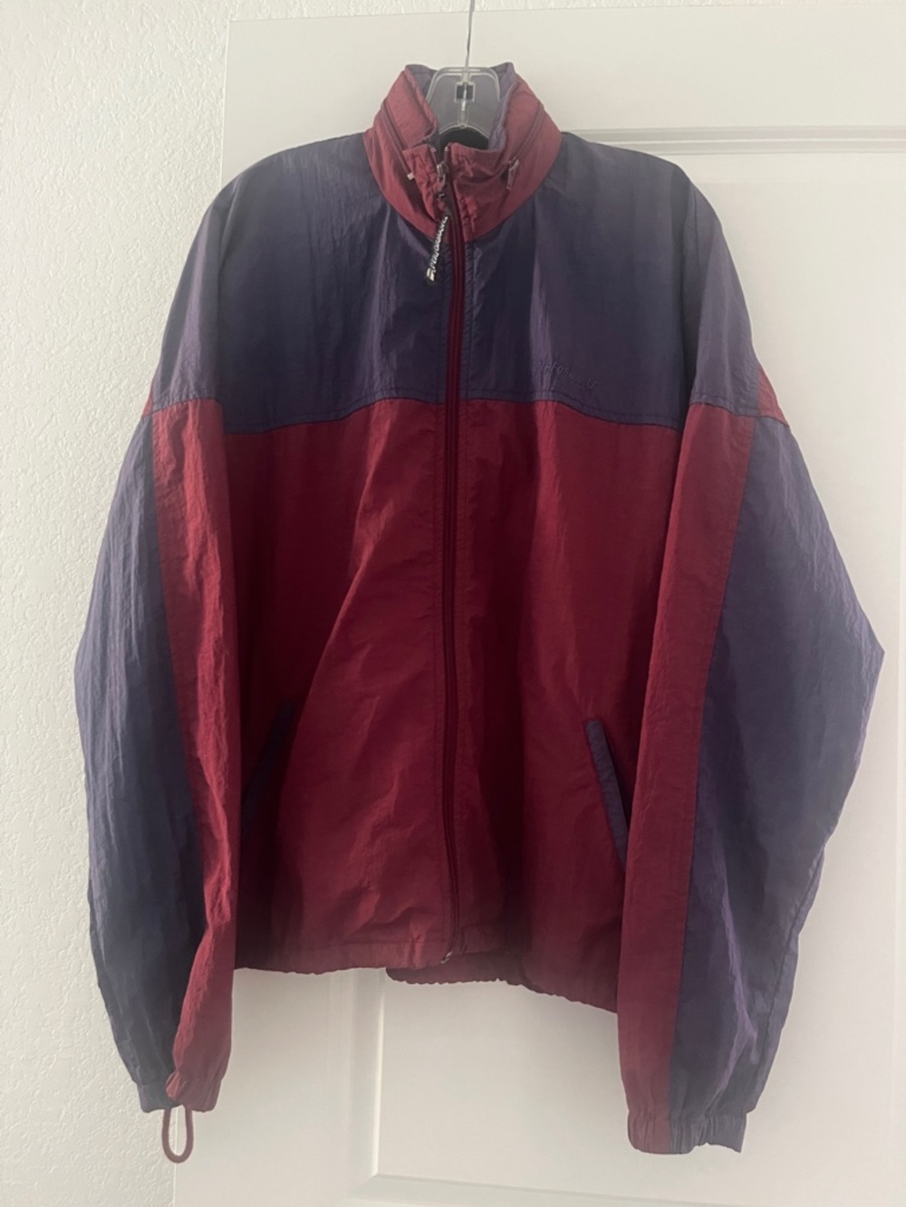 Performance Vintage Two-Tone Windbreaker Jacket